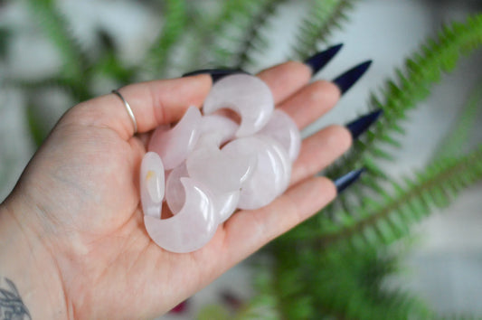 Rose Quartz Mini Moon