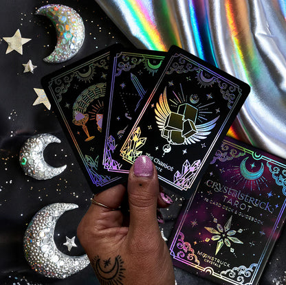 MINI Crystalstruck Tarot Cards - Silver