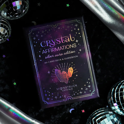 Crystal Affirmation Cards: Silver Aura Edition