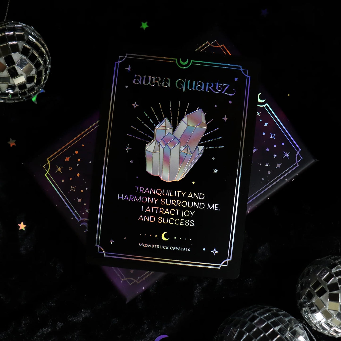 Crystal Affirmation Cards: Silver Aura Edition