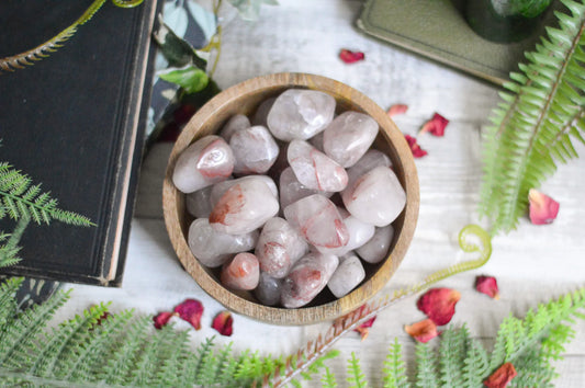 Strawberry / Hematoid Quartz Tumblestone