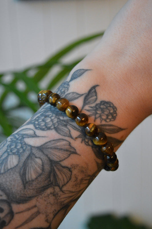 Tigers Eye Bead Bracelet