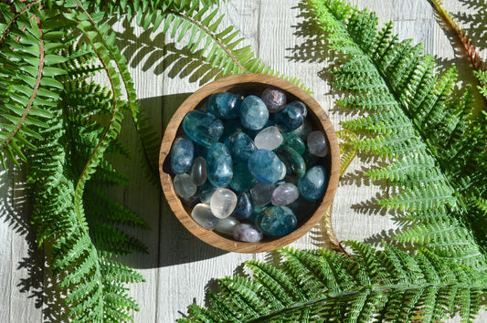 Rainbow Fluorite Tumblestone