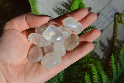 Aura Quartz Tumblestone