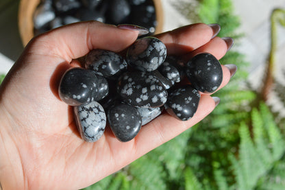 Snowflake Obsidian Tumblestone